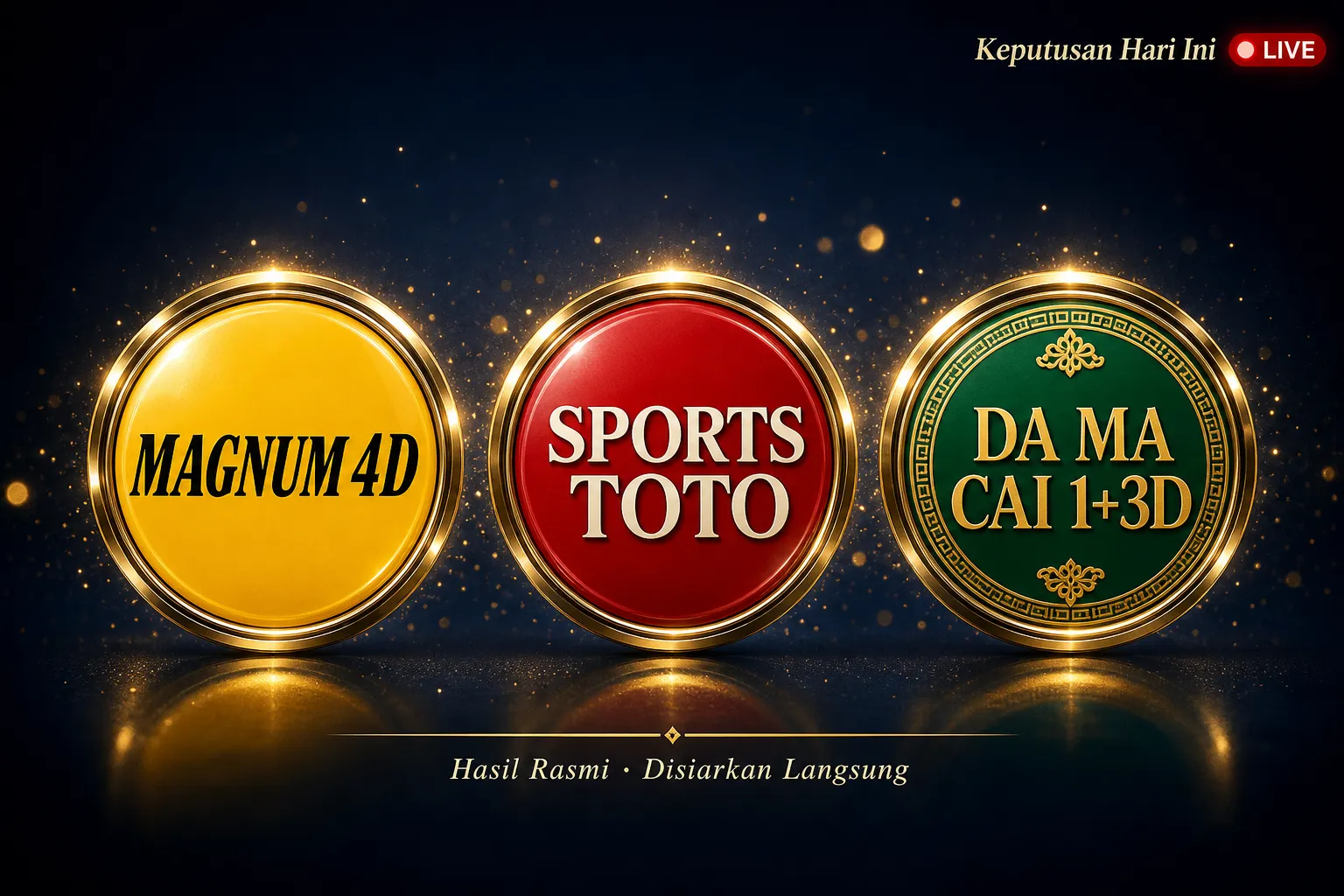 12 official Malaysia 4D operators · all results in one place